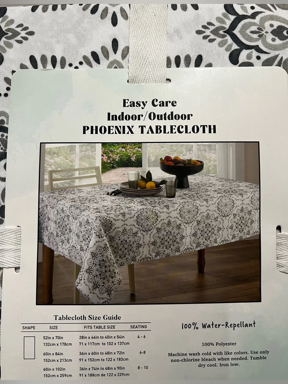 NEW oblong Water repellent Table cloth